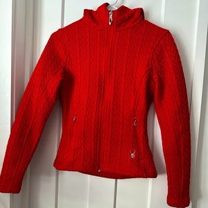 Spyder ski sweater, warm and stylish!